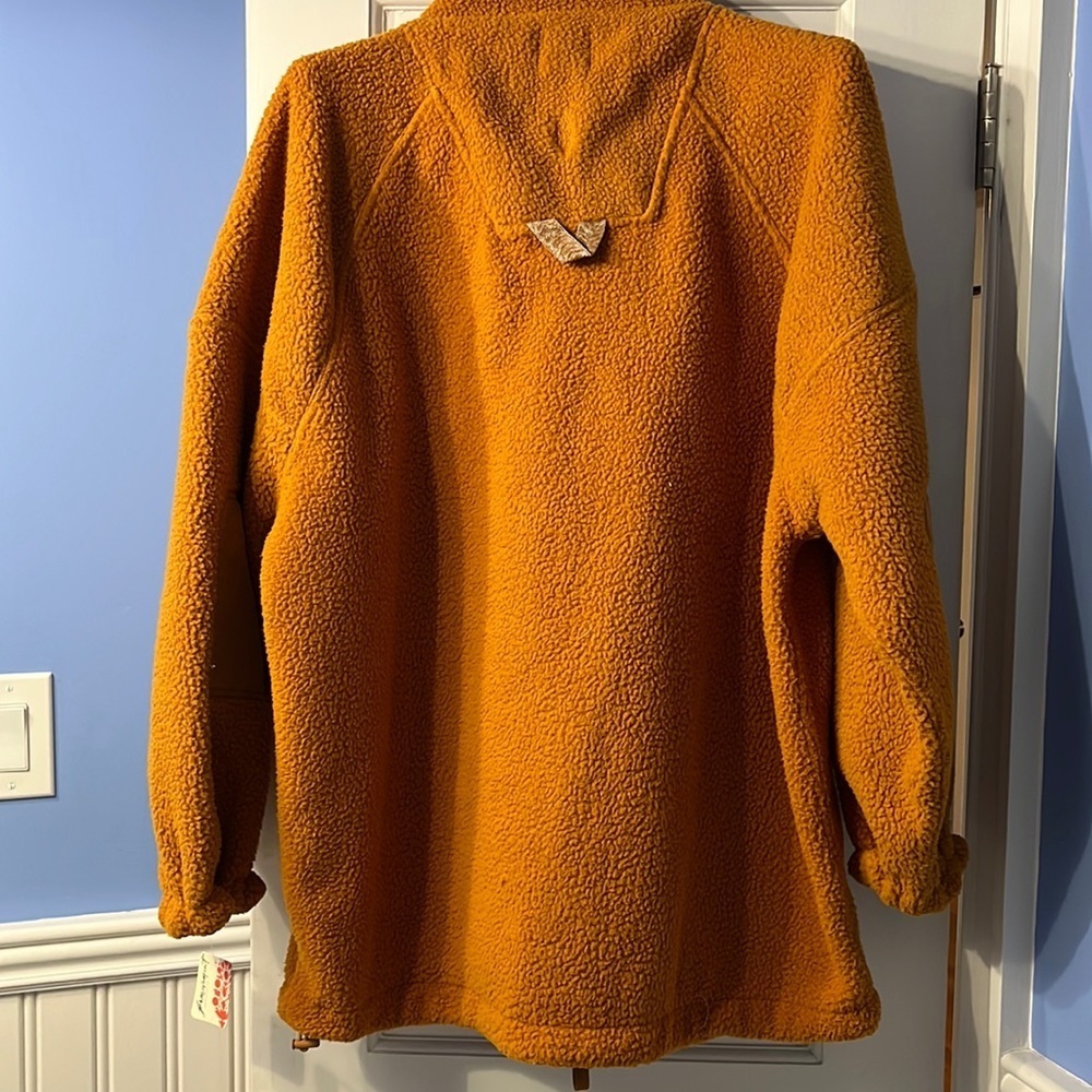 Free People Movement Hit The Trails Fleece Teddy Jacket size Medium NWT - Picture 6 of 12